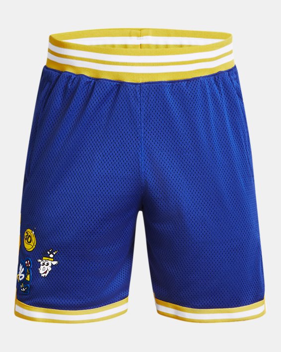 Men's Curry Mesh Shorts in Blue image number 5